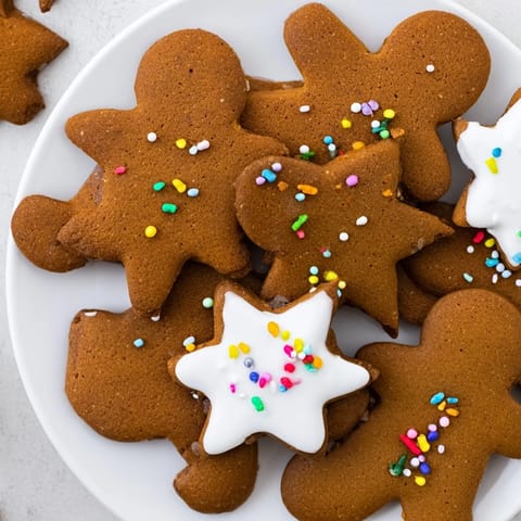 Classic spiced gingerbread cookies