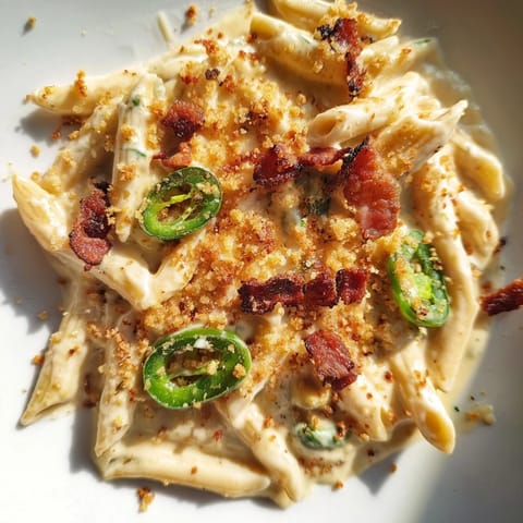Creamy Jalapeño Popper Pasta