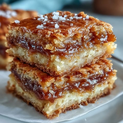Homemade Guava Cake Bars cooling on parchment, tender crumb surrounding sweet, tangy guava filling, ready to slice for parties.