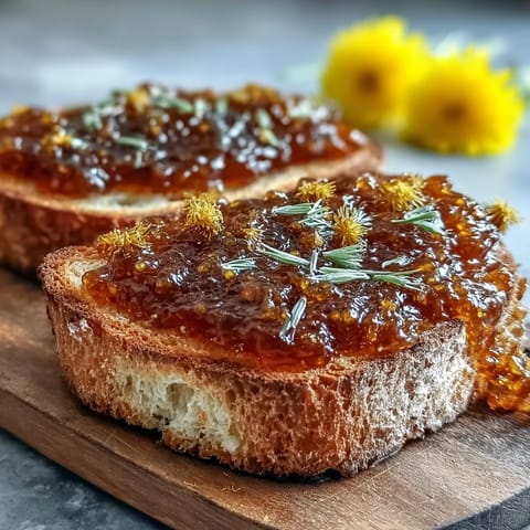 Dandelion Jelly Floral Spread