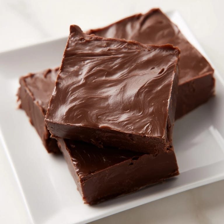 This delightful American fudge recipe reveals a tempting, sweet treat perfect for dessert.