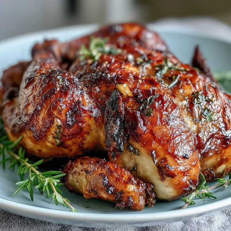Comforting Mediterranean roasted chicken dish with bright herbs and salty feta.