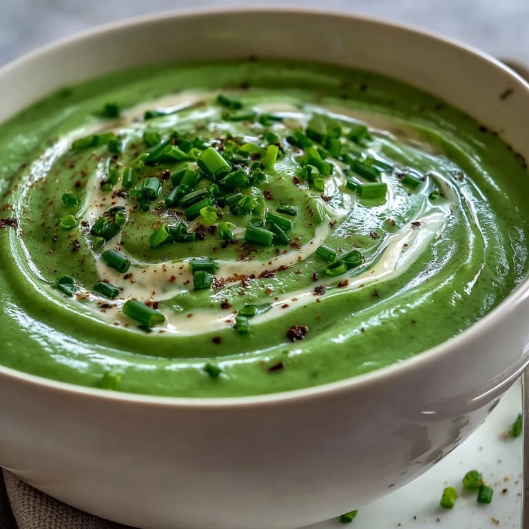 Smooth cream of broccoli soup blended with carrots and onion, finished with a swirl of heavy cream for a rich finish.