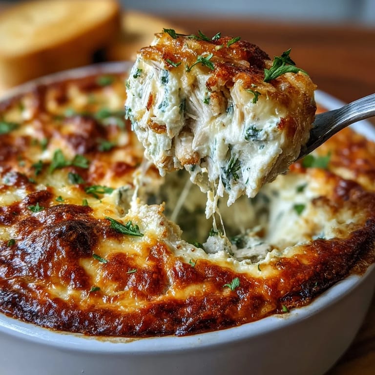 Spoon this creamy, tangy Cilantro and Lime Chicken With Scoops into a baking dish, ready to serve with crisp tortilla chips for dipping.