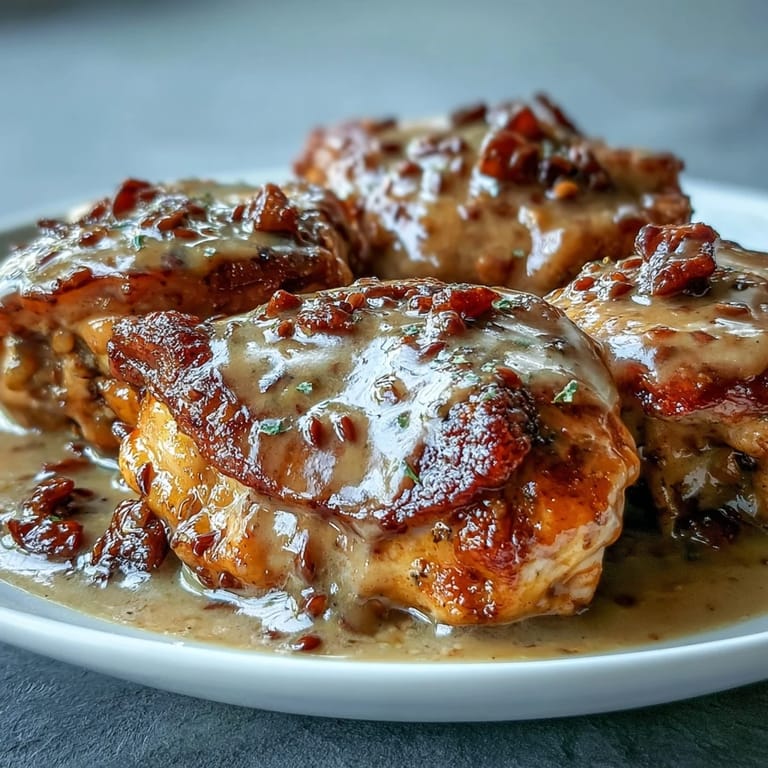 Tender shredded honey mustard chicken piled high on a soft potato roll, dripping with extra velvety sauce for a satisfying sandwich.