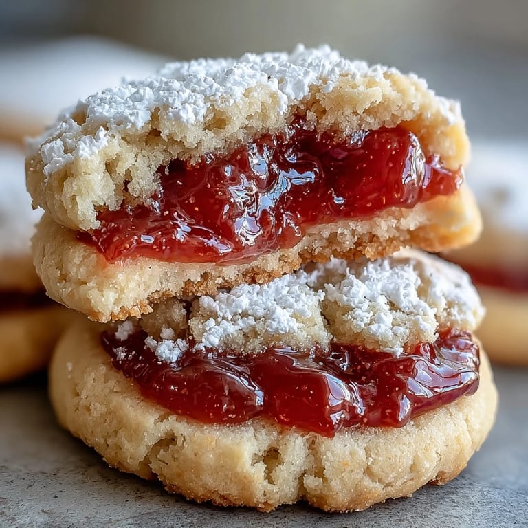 Buttery Torticas de Guayaba cookies feature a rich chocolate base with gooey tropical guava filling, perfect for an authentic Latin American dessert spread. 