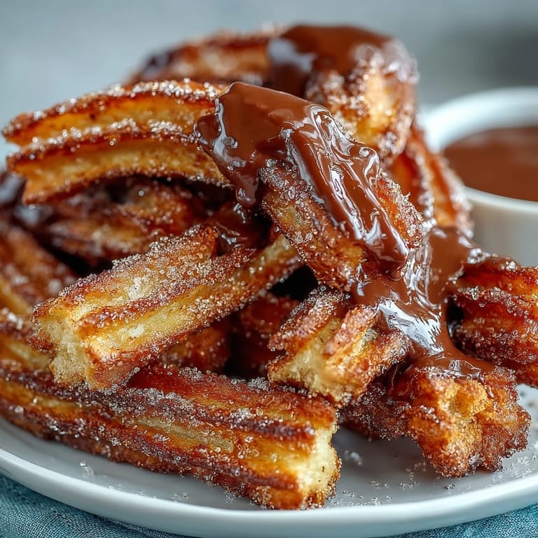 2. Festive Cinco de Mayo churro bites, bite-sized and perfectly fried, tossed in cinnamon sugar and paired with warm chocolate sauce.  