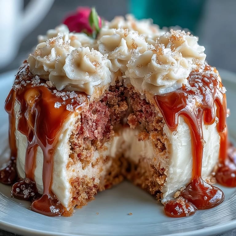 Perfectly frosted Bridal Shower Rosé Velvet Cake, a celebration of pink and gold.